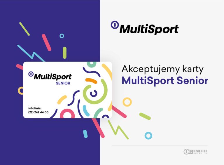 karta MultiSport Senior - Akceptujemy karty
