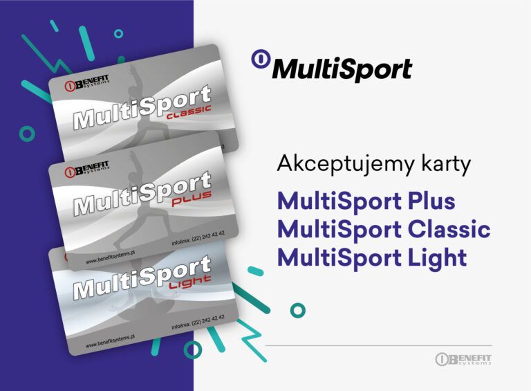 karty MultiSport Plus, Classic, Light - Akceptujemy karty